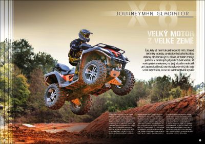 Journeyman Gladiator X8 - Velký motor z velké země